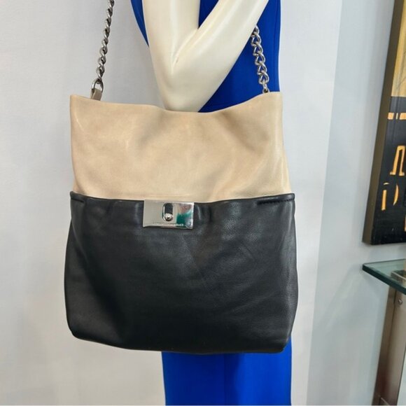 Adolpho Dominguez Large Leather Shoulder Bag - Picture 4 of 15